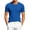 Mens Shirts Blue, variant on Big & Tall Men Athletic Shirt Crew Neck Short Sleeve with Pocket Mesh Workout T-Shirt Fathers Gift S-5XL