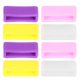 thumbnail image 2 of BRIGHTFUFU 8pcs Correa de reloj Anillos móviles Correa de reloj Bucles de reloj de silicona Bisel Accesorios de reloj para mujeres Hombres - 18 mm (Púrpura + Amarillo limón + Rosa + Translúcido), 2 of 7