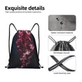 thumbnail image 4 of Fotbe Mesmerizing Pink Jellyfish Bolsa Mochila con Cordón Estampada, Bolsa de Gimnasio Deportiva, Bolsa Cinch, Bolsa con Cordón para Hombres y Mujeres-Medium, 4 of 6