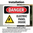 thumbnail image 3 of Electric Panel Inside OSHA Danger Vinyl Decal Label 5 Inch x 3.5 Inch - 5 Pack, 3 of 6