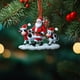 thumbnail image 4 of Adorno navideño acrílico | Papá Noel guiando ganado, adorno plano 2D para árbol de Navidad | Regalo de doble cara para amantes de las mascotas | Decoración navideña para familiares, amigos y mascotas, 4 of 8