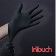 thumbnail image 3 of InTouch - BLACK NITRILE EXAM GLOVES - 1000 Black Nitrile Gloves per Case, 3 of 4