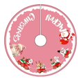 thumbnail image 1 of Adornos de falda de árbol de Navidad, base de decoración, suministros de bricolaje, alfombra de árbol Estilo F, 1 of 9