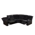 thumbnail image 4 of MAYEERTY Intelligent Sectional Recliner Sofa Set with Semi PU Leather, Cup Holders & Storage Slot for Living Room, 4 of 12