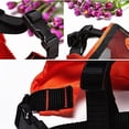 thumbnail image 3 of Adjustable Breathable Mesh Bulldog Muzzle for Short Snout Dogs - Prevent Biting, Chewing, Licking, Grooming - Orange N-S, 3 of 4