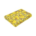 thumbnail image 6 of Wijzvio Yellow Duck Throw Blanket Soft Fuzzy Fleece Blanket For Couch Bed Living Room Decoration 80"X60", 6 of 9