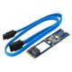 thumbnail image 1 of M2 Sata Adapter Convert Card B-m Key M.2 Ngff Sata Ssd To 7pin Adapter Board Card Support 2242 2260 Bean, 1 of 5