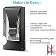 thumbnail image 2 of Card Case Made Of Carbon Premium Credit Card Case With Money Clip Carbon Fiber Slim Wallet Rfid Protection Anti-Scan Money Clip Made Of Metal Card Case Made Of Carbon Premium Credit Card Case With G, 2 of 6