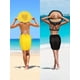 thumbnail image 3 of Chuangdi - Traje de baño de gasa para cubrir la playa, 2 piezas, para mujer Vhermosa WMXL-387-4, 3 of 7