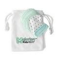 thumbnail image 2 of Munch Mitt : Baby Teething mitten minth green triangle, 2 of 2
