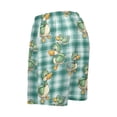 thumbnail image 5 of Men's Pajama Shorts Bottoms with Pockets Soft Lightweight Lounge Sleep Wear Cute Ducks on Plaid, 5 of 6