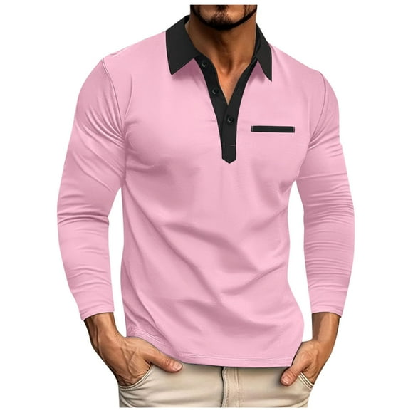 FhsagQ Men's Shirts Men's Shirts Tops Black Super Fit Men'S Shirts Casual Cotton Slim Fit Long Sleeve and Short Sleeve Shirt Patchwork Work Shirt Men's Shirts Tops Black Men Shirts Super Fit Red XL