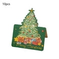 thumbnail image 2 of Boovnll Christmas Decorations, Christmas Christmas Tree Stamping Greeting Cards Flower Shop Baking Gift Giving Small Cards Message Cards, Christmas Tree Decorations, Christmas Decor, 2 of 6