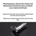 thumbnail image 4 of Fearlessin 2 Pieces Snare Drum Lug Hardware DIY Musical Instrument Claw Hooks Wear-Resistant Sturdy Replacement Parts Adults Musician, 4 of 6
