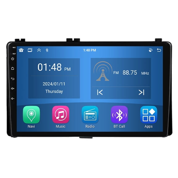 RoverOne 4 64GB Car Stereo CarPlay GPS Navigation Bluetooth for Toyota Corolla Auris E180 2017 2018 2019 Android Touch Screen Player