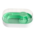 thumbnail image 2 of Toysmith Turtle Tank Terrapin Feeding Box Frog Terrapin Lake Pet Turtle Indoor Decor Small Tank es green, 2 of 9