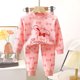 thumbnail image 1 of Cowsor 2PC Set for Children Boy Girl Match Kawaii Thermal 2 Piece Tops Tshirts Lingeries Pants Loungewear 2PC Sets Child, 1 of 3