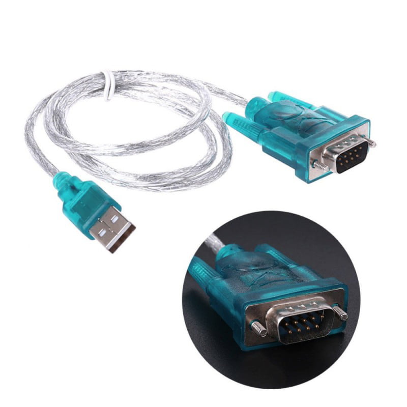 USB to RS232 Serial Port 9 Pin DB9 Kabel COM Port Adapter Konverter For CH340 