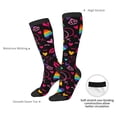 thumbnail image 5 of Bingfone Compression Socks for Women and Men Long Socks for Running Athletic Cycling Nurse-Lgbt Rainbow For Pride, 5 of 8