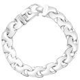thumbnail image 4 of Pompeii Men's 14k Gold (77gram) or Platinum (127gram) 12mm Link Bracelet 8.5" (,), 4 of 4