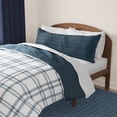 thumbnail image 2 of Mainstays Kids Body Pillow with Plush Ribbed Corduroy Removable Cover, 48" x 20", Dark Blue, 2 of 5