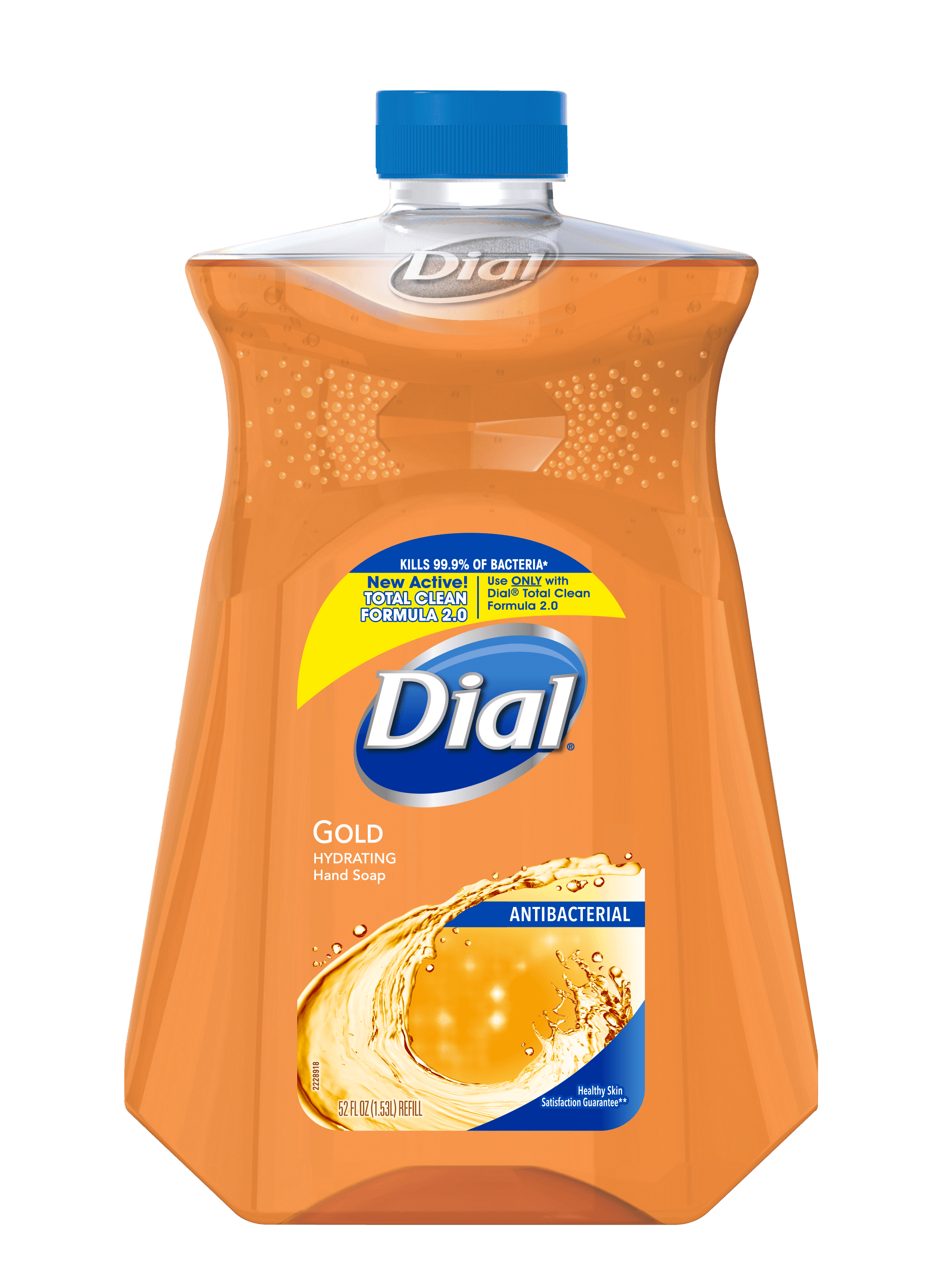 Dial Antibacterial Liquid Hand Soap Refill, Gold, 52 Ounce - Walmart.com