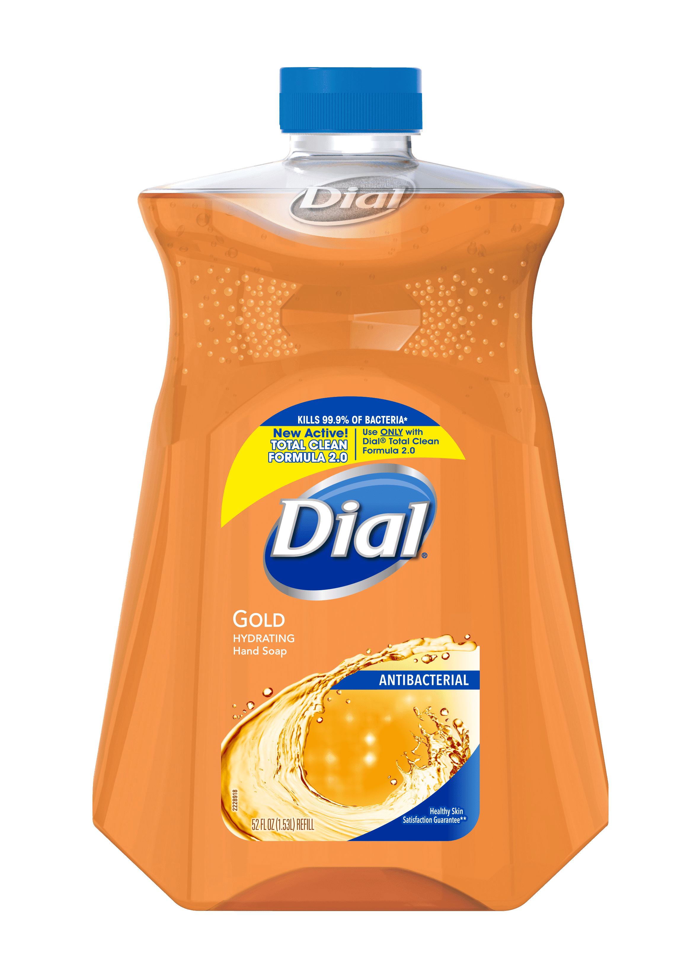 Dial Antibacterial Liquid Hand Soap Refill, Gold, 52 Ounce ...