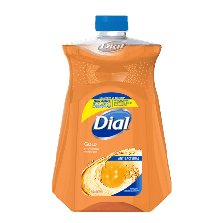 (2 pack) Dial Antibacterial Liquid Hand Soap Refill, Gold, 52