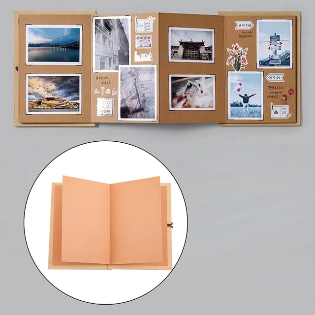 Knitting DIY Paper, DIY Knitting DIY Diy Photo Album X1 (With Glue Stick+Tool Kit) (Multi-color-One Size)