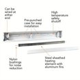 thumbnail image 4 of Cadet 3F750-1 36" Wide 2560 BTU 120 Volt 750 Watt Electric Baseboard Heater, 4 of 4