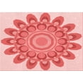 thumbnail image 1 of Ahgly Company Indoor Rectangle Patterned Pastel Pink Area Rugs, 2' x 4', 1 of 6