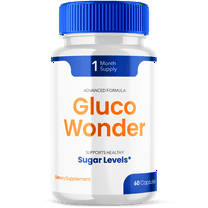 Gluco Wonder Advanced Formula Glycogen Support Health & Wellness Supplement 60 Capsules