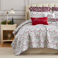 thumbnail image 5 of Southshore Fine Living, Inc. Twin/Twin XL Christmas Quilt Set, Vintage Christmas Print Coverlet, 5 of 7