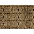 thumbnail image 1 of Ahgly Company Indoor Rectangle Abstract Brown Modern Area Rugs, 2' x 4', 1 of 4