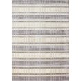 thumbnail image 1 of Bashian L123-IVSTON-8X10-BN1 Bashian Terrain Collection Striped Contemporary Wool & Viscose Hand Loomed Area Rug, Ivory & Stone - 7 ft. 9 in. x 9 ft. 9 in., 1 of 1
