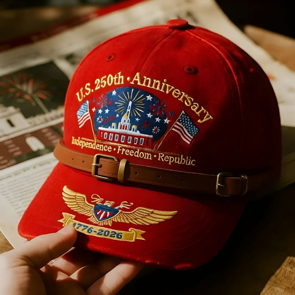 TELOLY 250th Anniversary US Military Baseball Cap, Embroidered Marine Corps/Army Hat, Patriotic Independence Day Gift