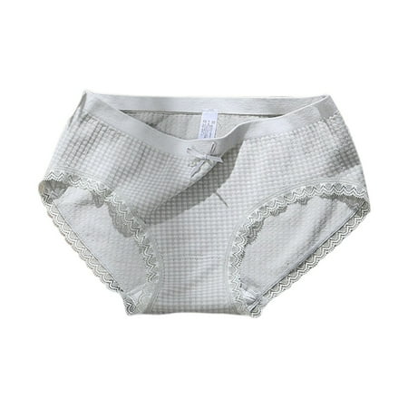 Yuhangmm Women s Panties Women s Elongated Crotch Plus Size Belly Cinching High Waisted Breathable Briefs Lace Thong Panties Lot