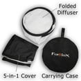 thumbnail image 2 of Fotodiox Reflector-5in1-48x72 48 x 72 in. 5-in-1 Reflector Pro, Premium Grade Collapsible Disc, Soft Silver, Gold, Black, White & Diffuser, 2 of 2
