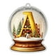thumbnail image 2 of Adorno para Coche de Acrílico con 26 Letras de Cristal Amarillo, Colgante para Árbol de Navidad, Decoración Del Hogar, 2 of 4