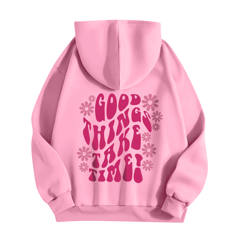 SKSloeg Sweatshirts for Teen Girls Oversized Letter Graphic