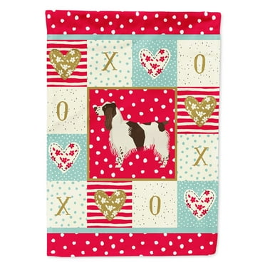 Carolines Treasures CK5927GF English Springer Spaniel Love Flag Garden Size Small multicolor