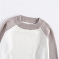 thumbnail image 4 of KAUOD Youth Kids Knit Pullover Sweatshirts Oversized Long Sleeve Crew Neck Striped Sweater Boys Girls Casual Tops Clothes, 4 of 9