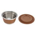 thumbnail image 2 of Ensemble de Café Rechargeable, Filtre à Café Réutilisable Robuste Sain 6 Pcs/ensemble pour Maison Bleu, Orange, Couleur Café, 2 of 8
