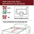 thumbnail image 2 of Kikito Professional FRP Hard Tri-Fold Truck Bed Tonneau Cover for 2022-2025 Tundra 6.5FT (78.7") Bed w/o Trail Edition (for Models With or Without The Deck Rail System), 2 of 9