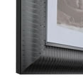 thumbnail image 3 of 3-5/8" Polystyrene Millenial Modern Picture Frame by WholesaleArtsFrames-com 12x18, 325 Series Metallic Black - Made in USA, 3 of 5
