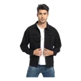 thumbnail image 4 of Chaqueta De Mezclilla Delgada Negro Slim Para Hombre, 4 of 8