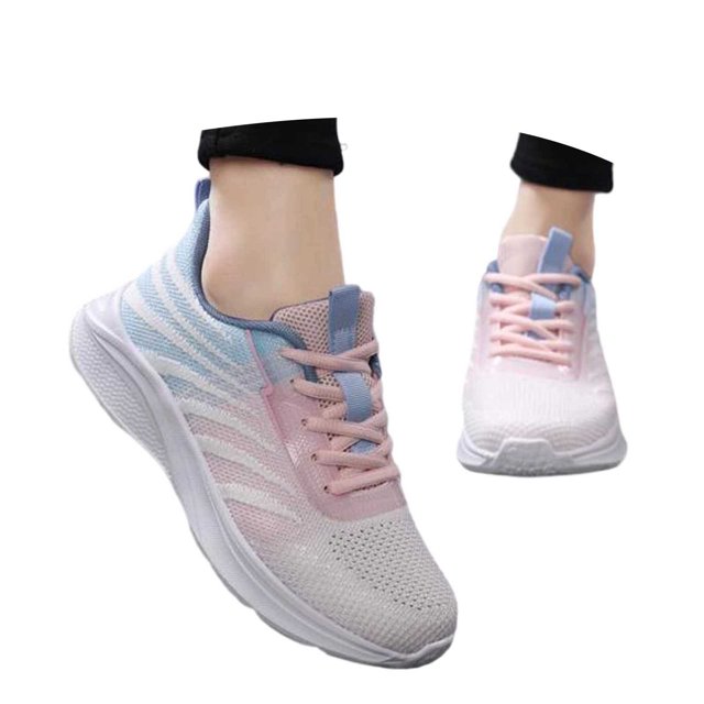 Chaussures de Marche pour Femmes Légères Tennis Espadrilles Mode Sport Entraînement Gym Chaussures pour la Course