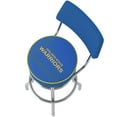 thumbnail image 5 of Trademark Gameroom Golden State Warriors Fade Bar Stool with Back Rest, 5 of 5