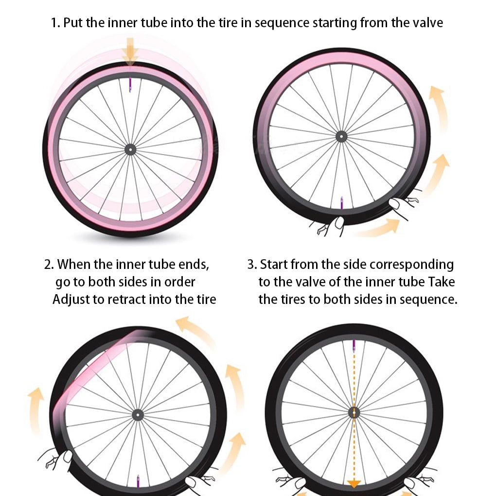 Ridenow Mountain Road Bike Inner Spare Part Equipment Tube Biking Racing Bicycles Tire Professional Mending Removable Cycling Tyre Accessory 85mm Walmart