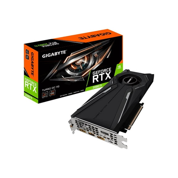 GIGABYTE NVIDIA GeForce RTX 2080 TI TURBO OC 11GB (Rev. 2.0) GDDR6 HDMI/3DisplayPort/USB Type-C PCI-Express Video Card